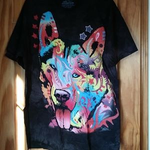 Dean Russo XL Siberian Husky The Mountain T